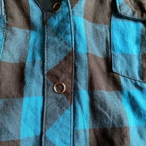 Blue & Black flannel